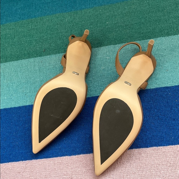 Tony Bianco Camel Slingback Heels - Picture 2 of 2